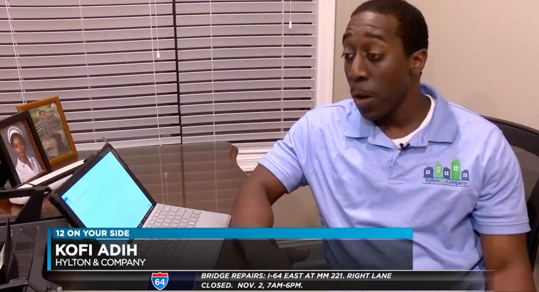 Kofi Adih and LeQuan Hylton featured on New 12 as they fight scammers on listings.